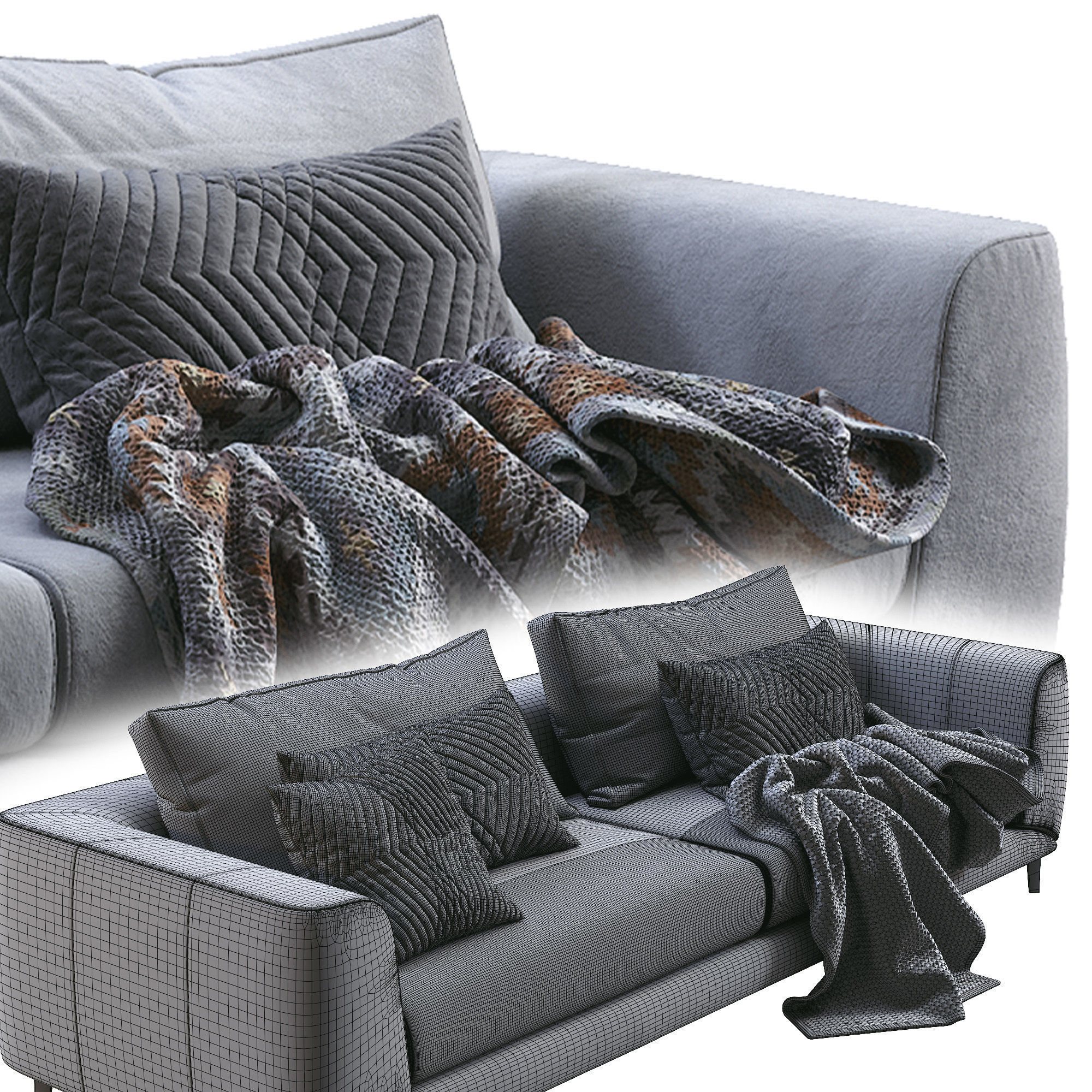 Boconcept Sofa Fargo 3D model_4