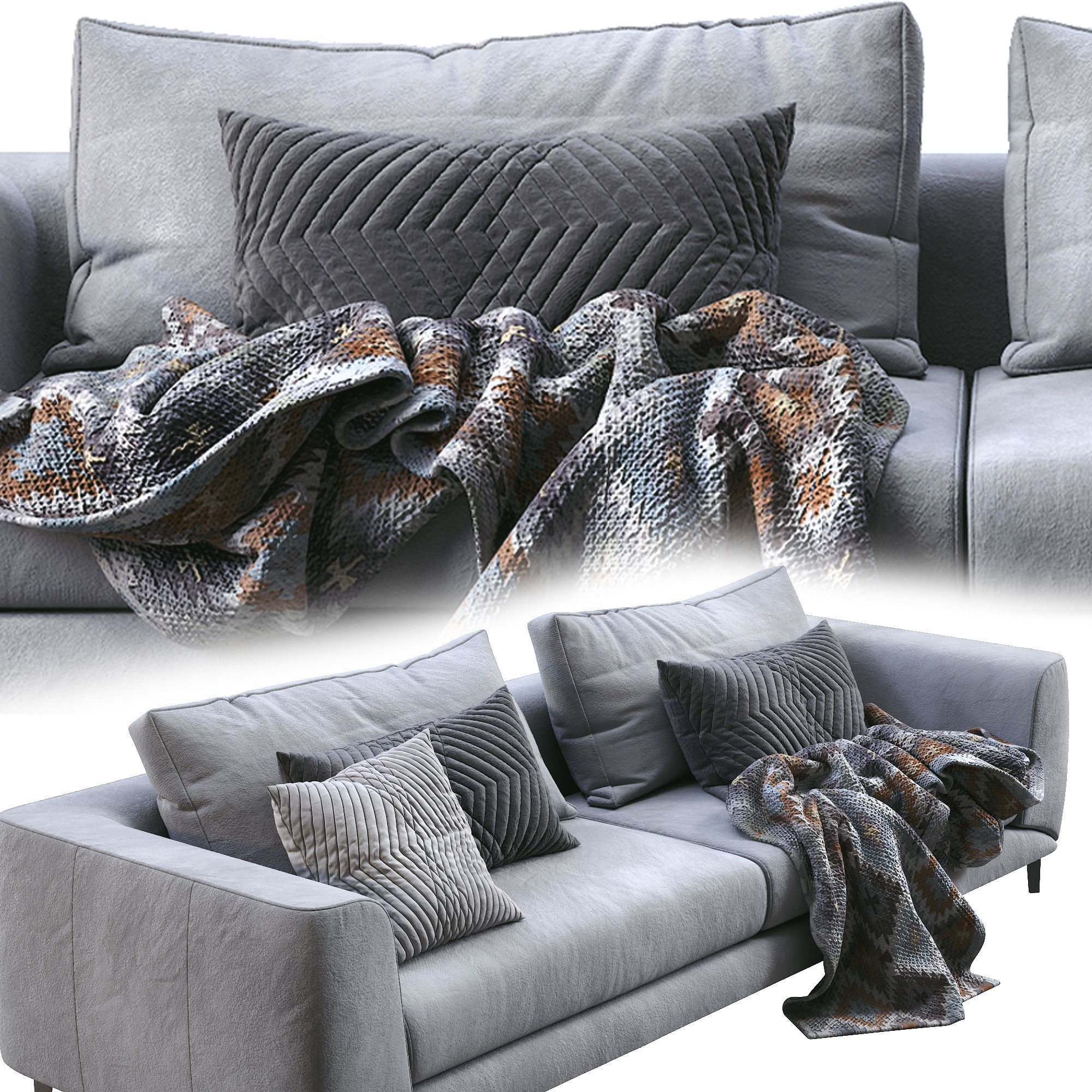 Boconcept Sofa Fargo 3D model_2