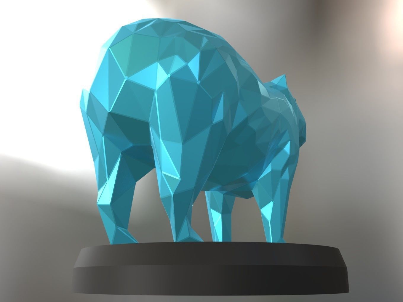 Poly Capybara 3D print model_7