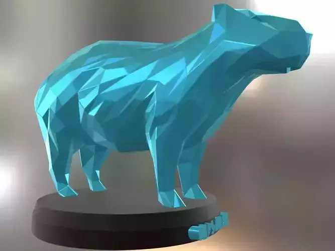 Poly Capybara 3D print model