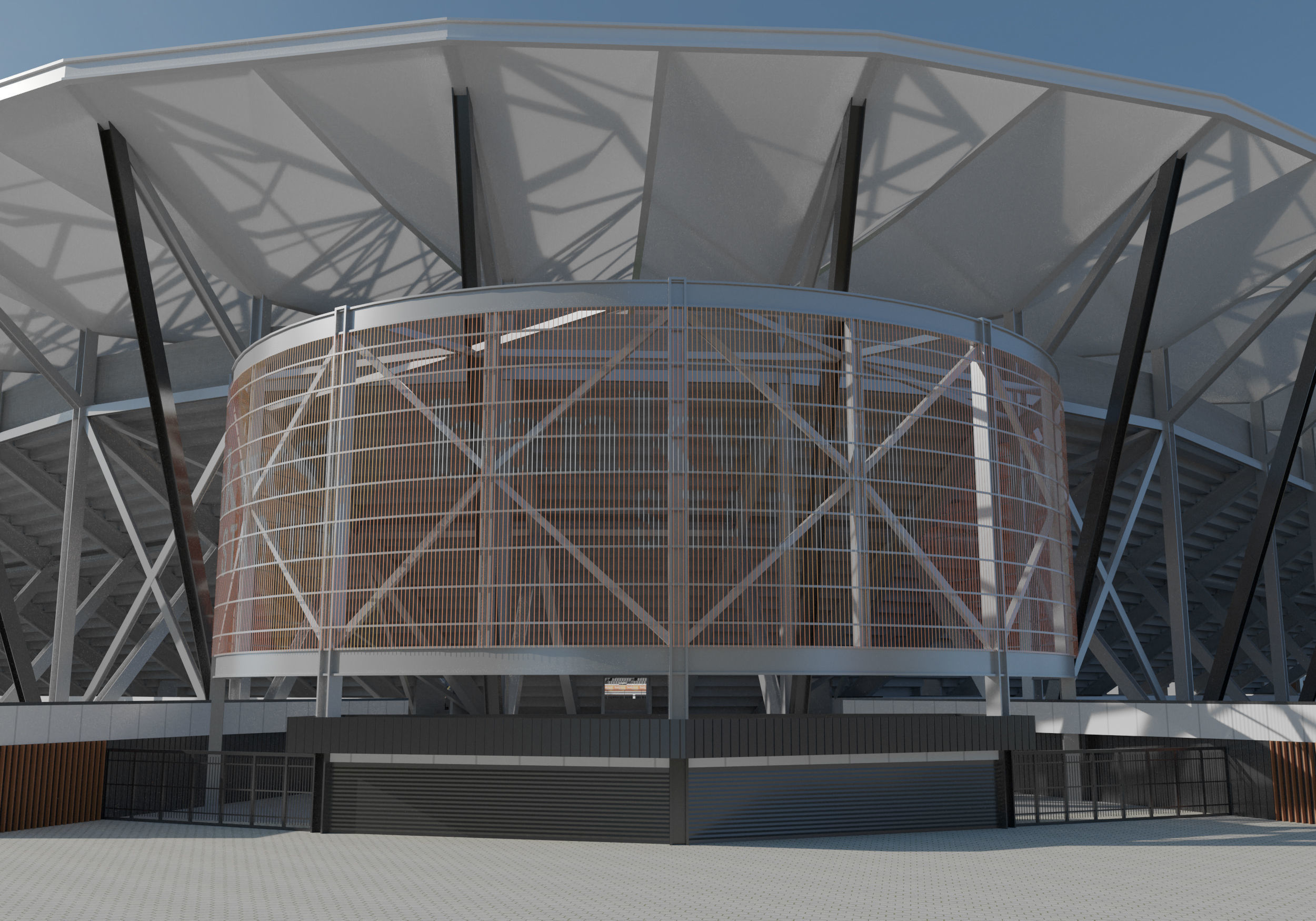 Bankwest stadium 3D model_3