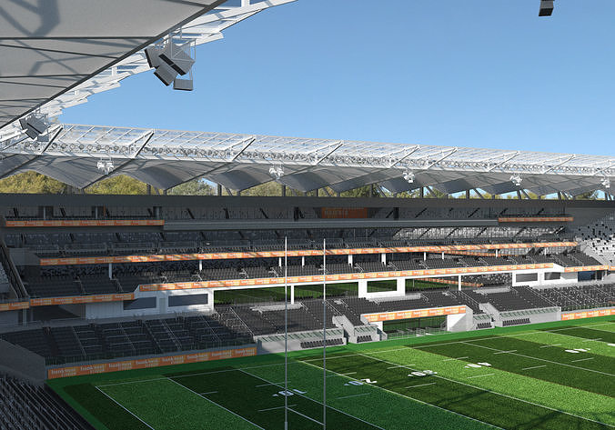 Bankwest stadium 3D model 6