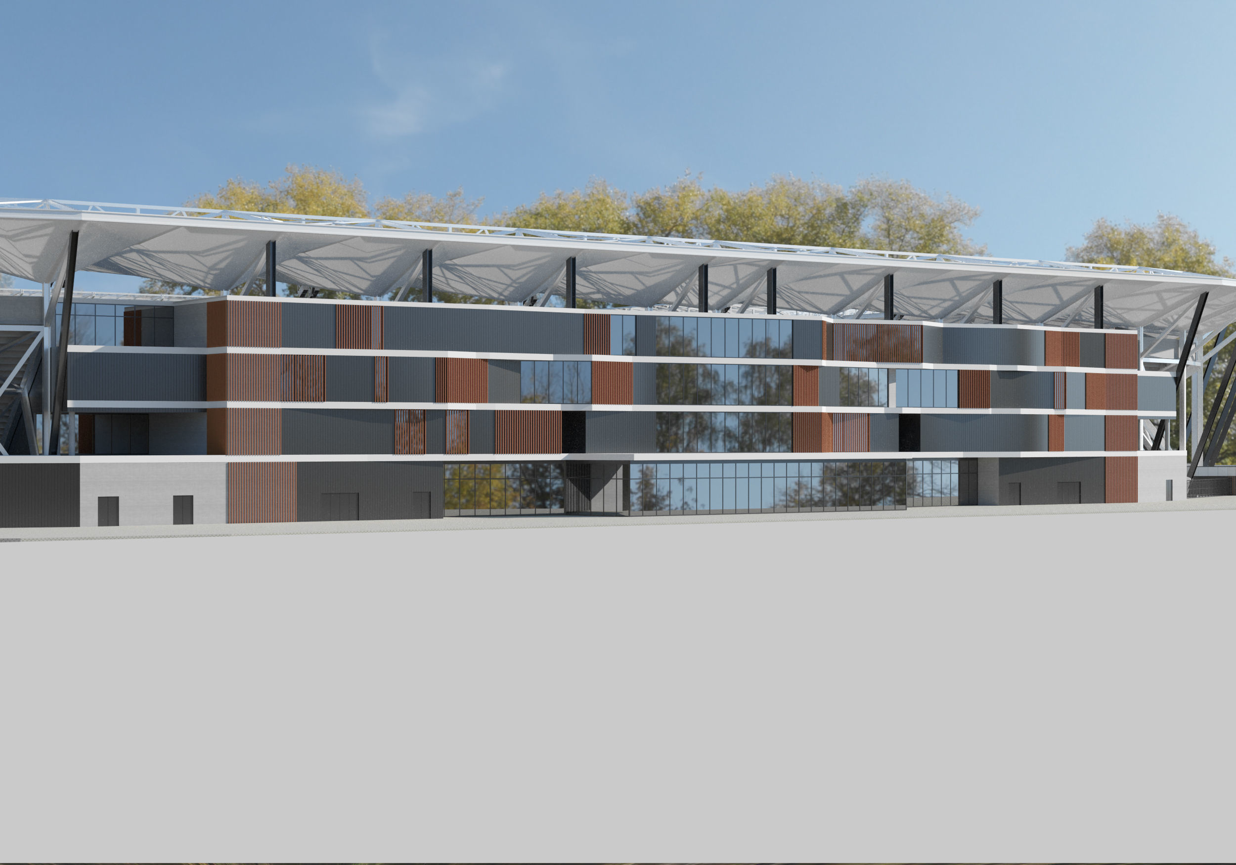 Bankwest stadium 3D model_4