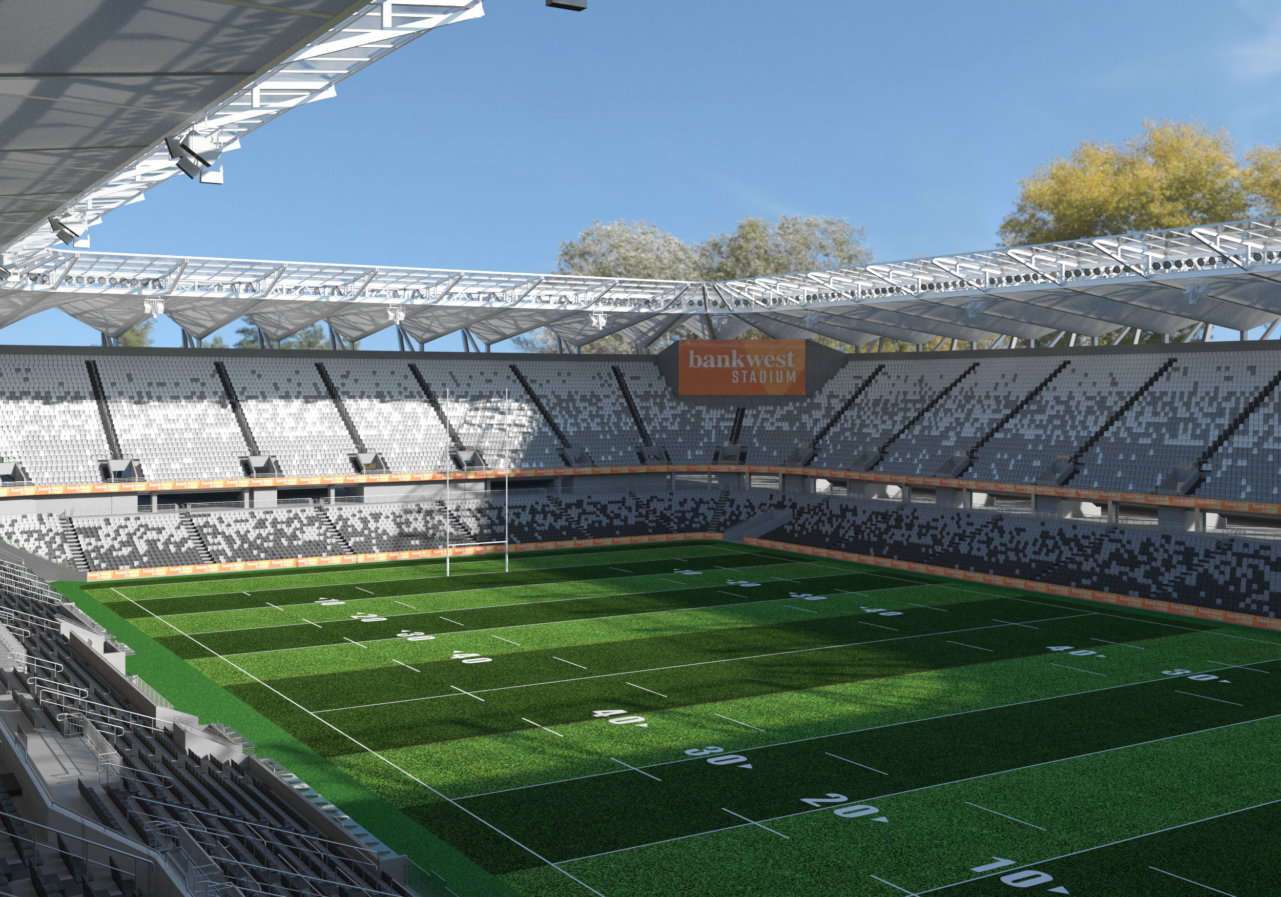 Bankwest stadium 3D model_6