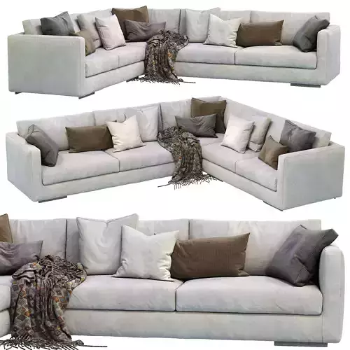 Flexform Sofa MAGNUM 3D model
