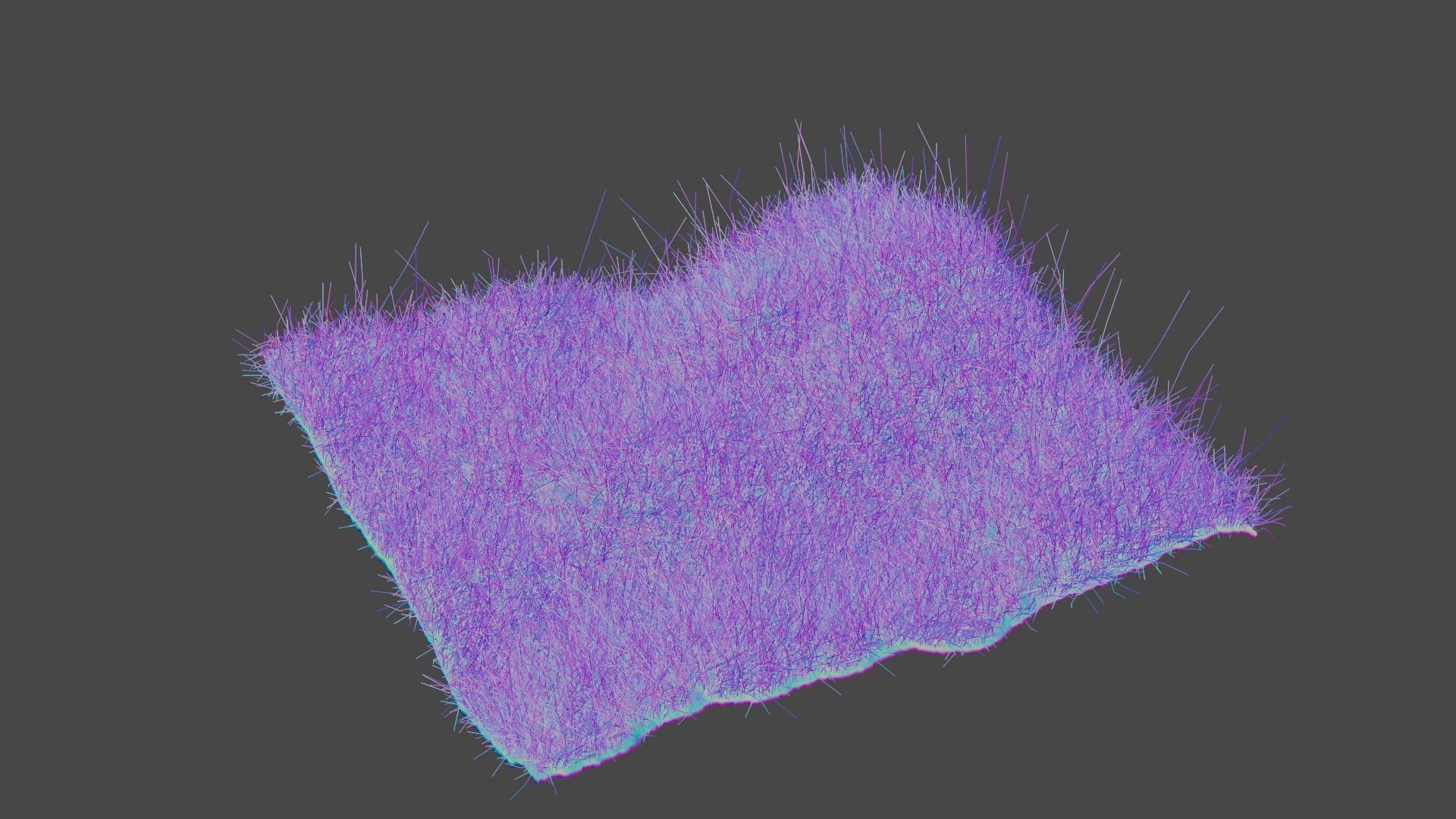 Forest Grass 3D model_6