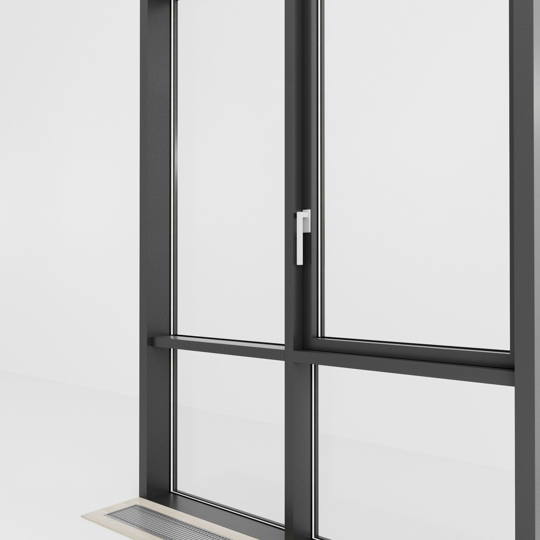 Panoramic glazing Stained glass 74 Low-poly 3D model_2