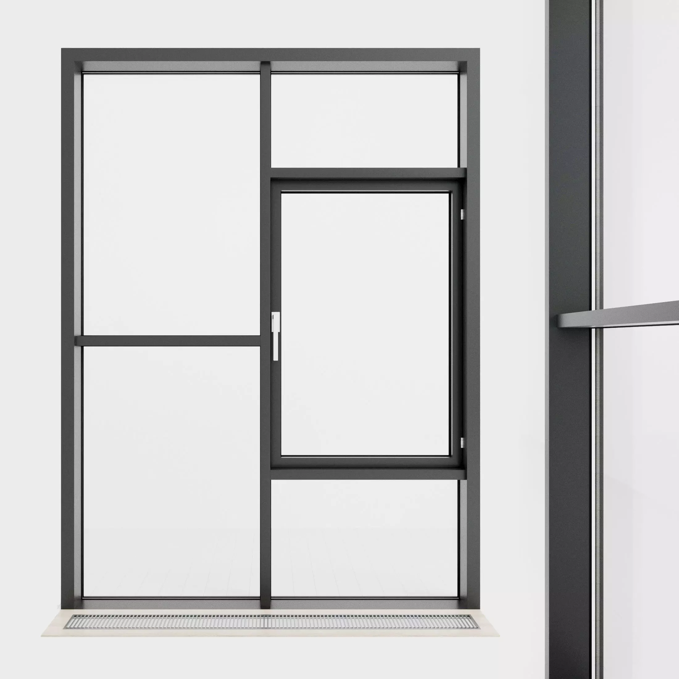 Panoramic glazing Stained glass 73 Low-poly 3D model_0