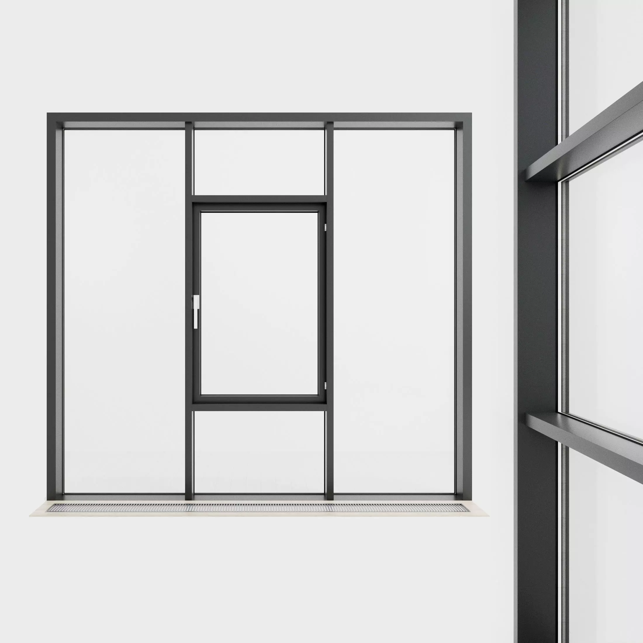 Panoramic glazing Stained glass 70 Low-poly 3D model_0