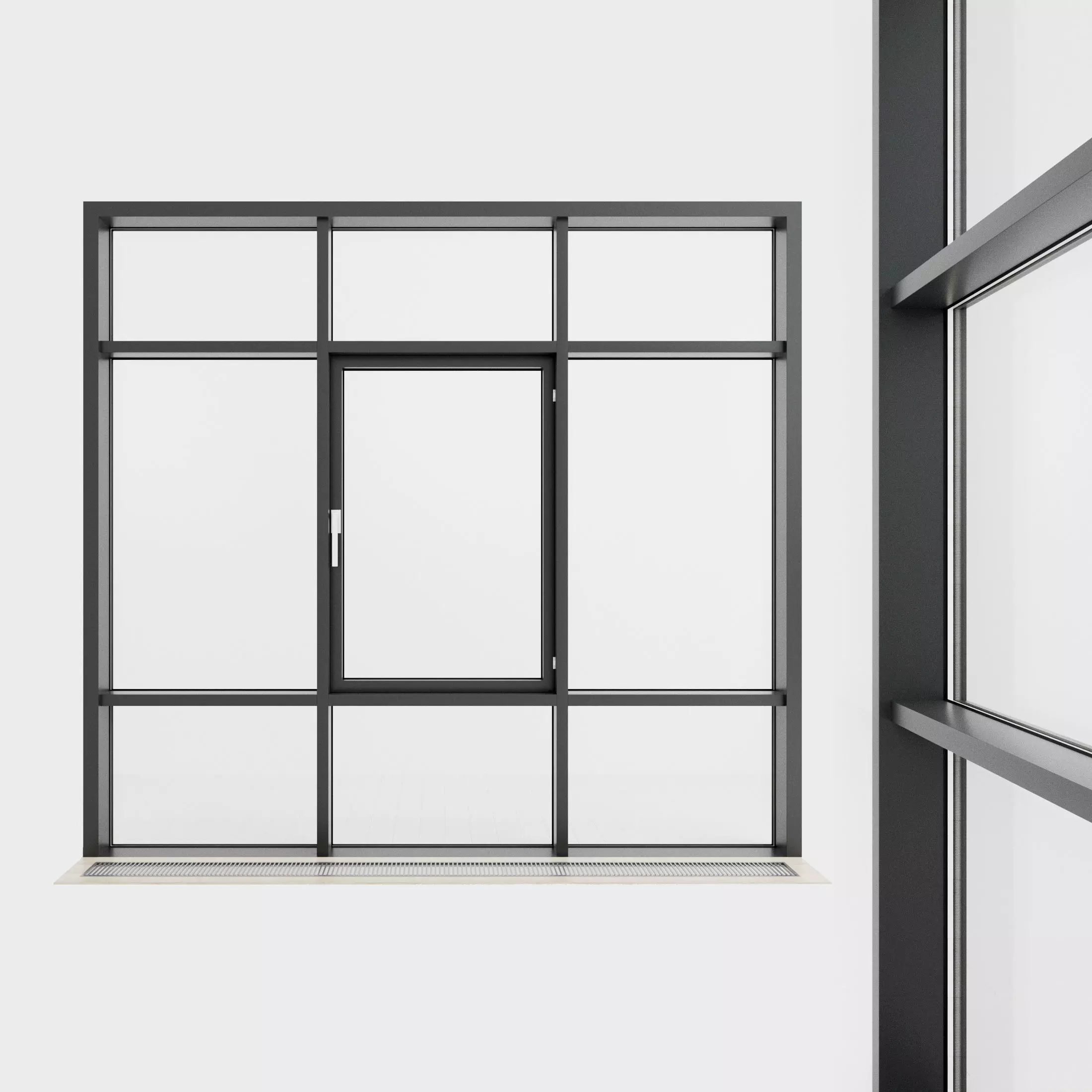 Panoramic glazing Stained glass 65 Low-poly 3D model_0