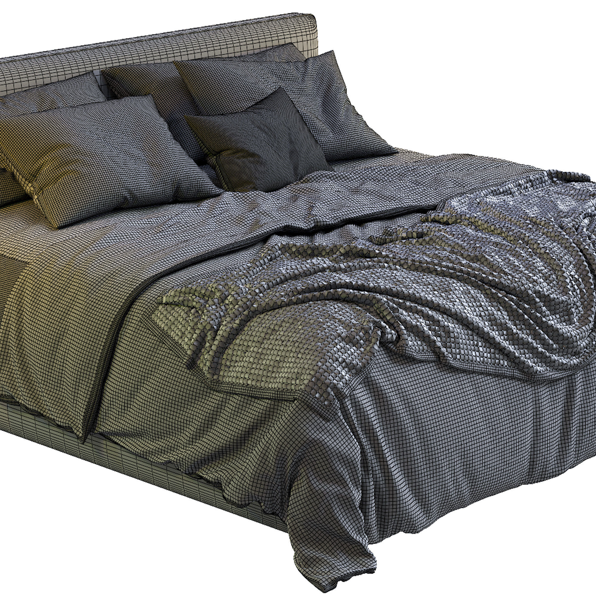 Alberta Bed LAGUNA 3D model_4