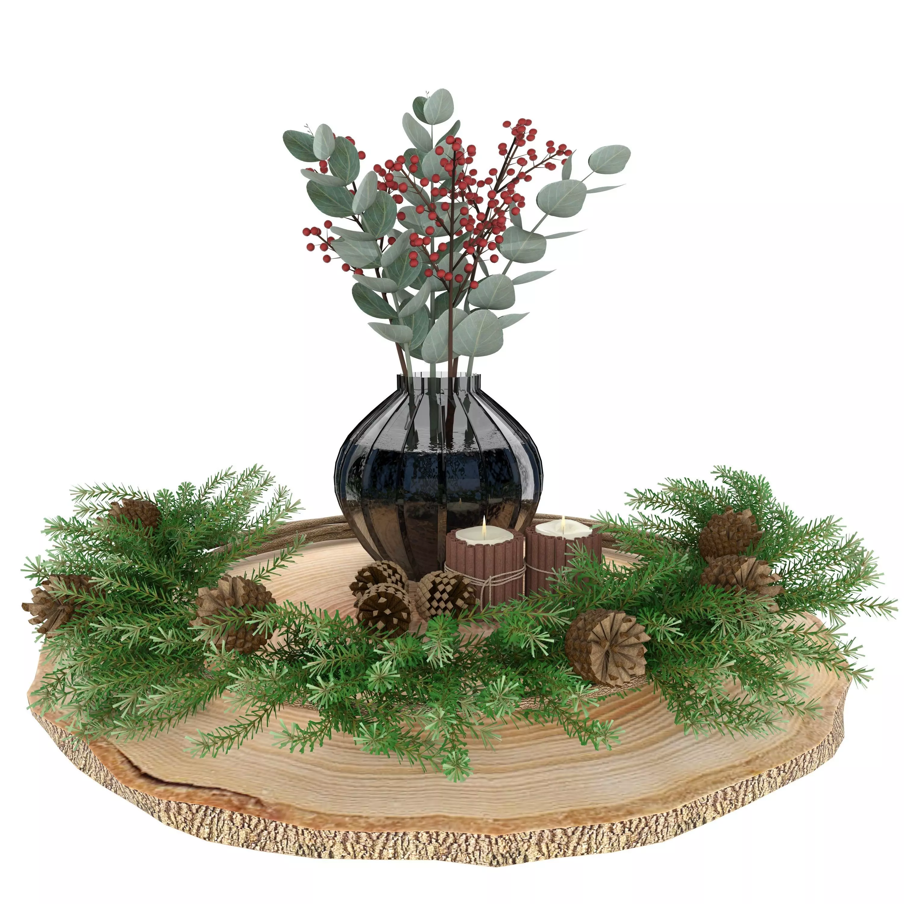 Christmas decor 001 3D model