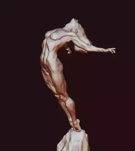 About to Fall 3D print model