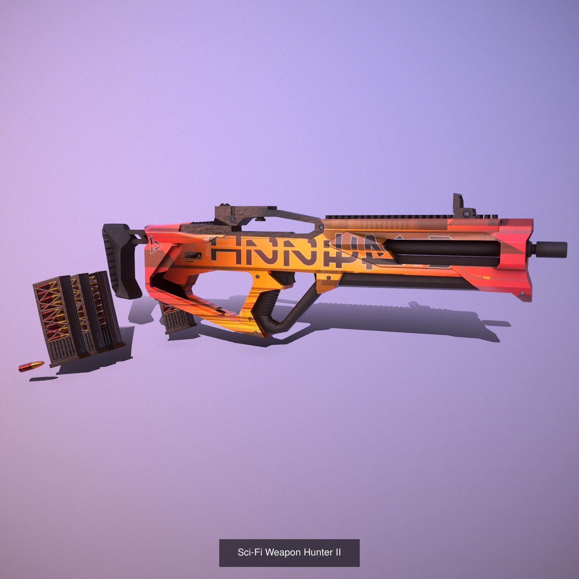 Sci-Fi Weapon Pack 3  3D Model Collection_14