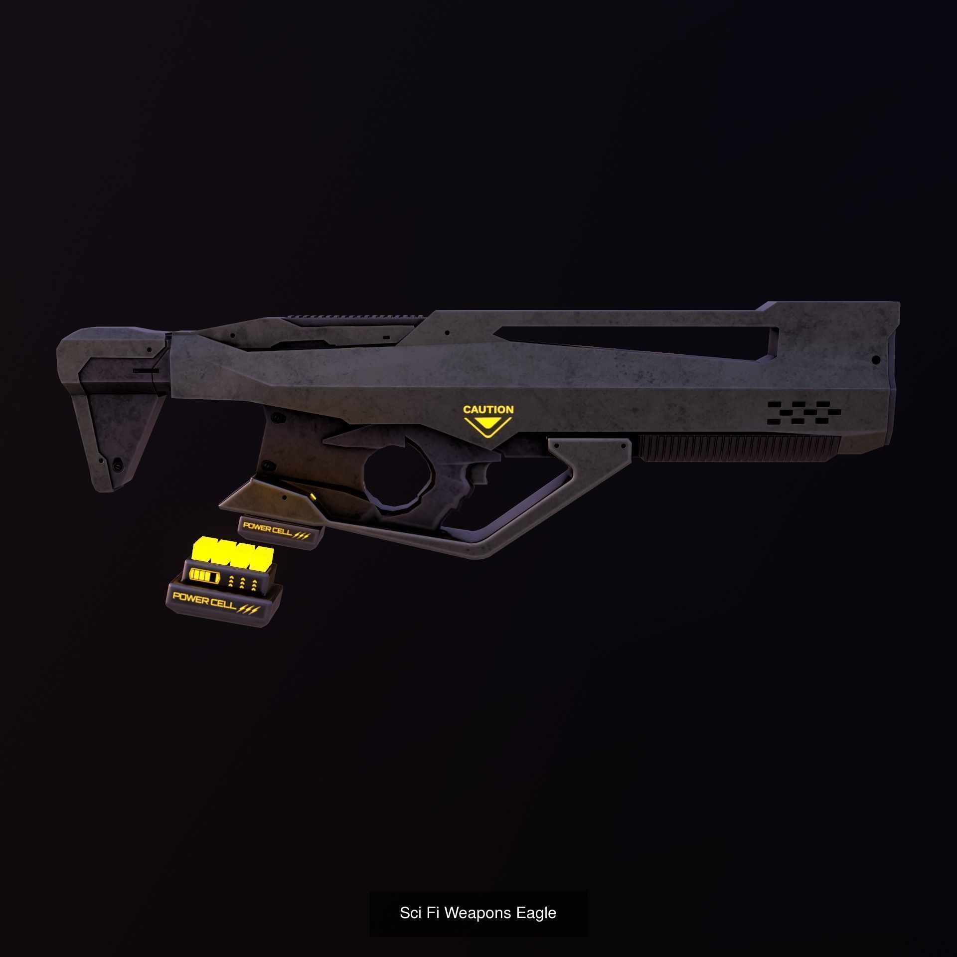 Sci-Fi Weapon Pack 3  3D Model Collection_16