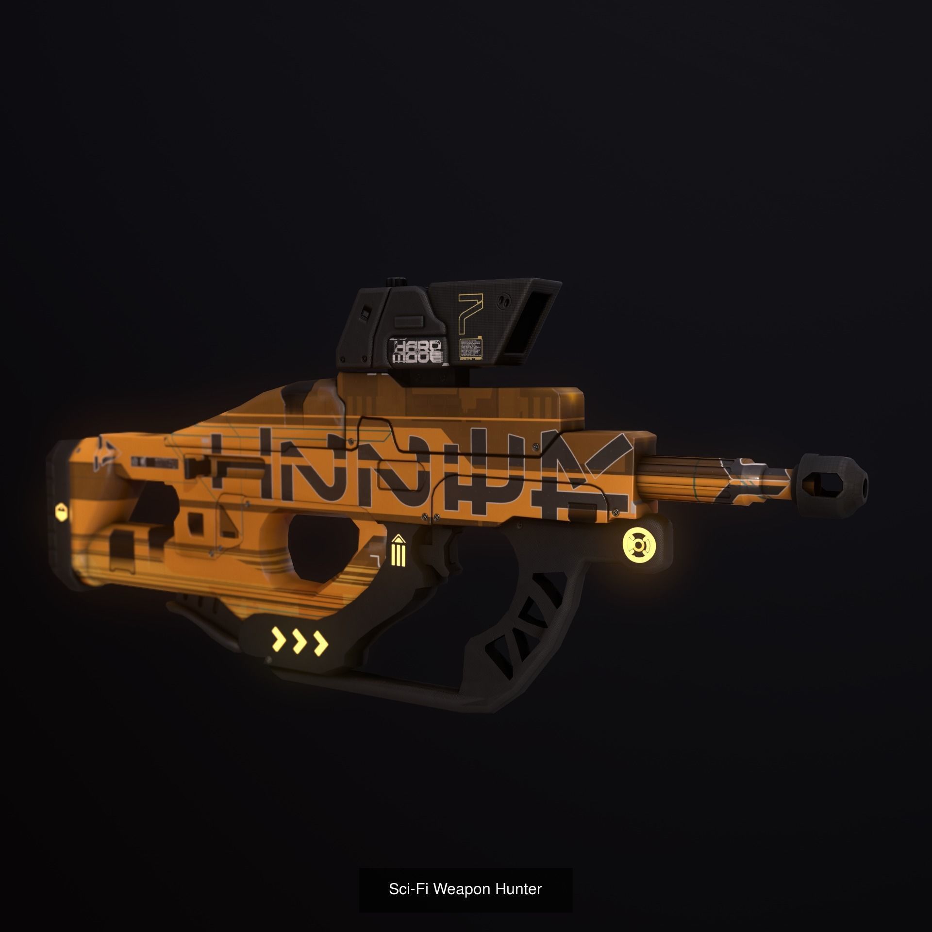 Sci-Fi Weapon Pack 3  3D Model Collection_13