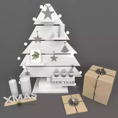 Christmas set tree