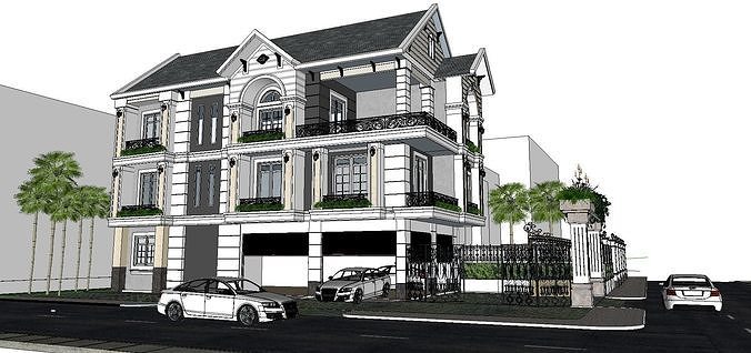 High-end-noble-villa area-013 3D model