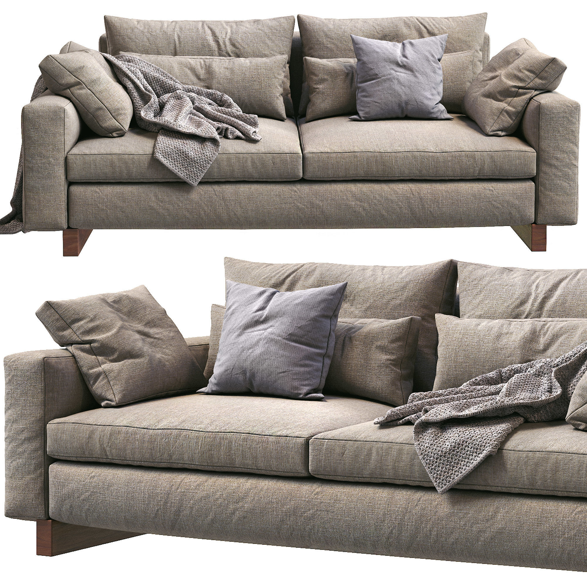 Westelm Sofa Harmony 3D model_1