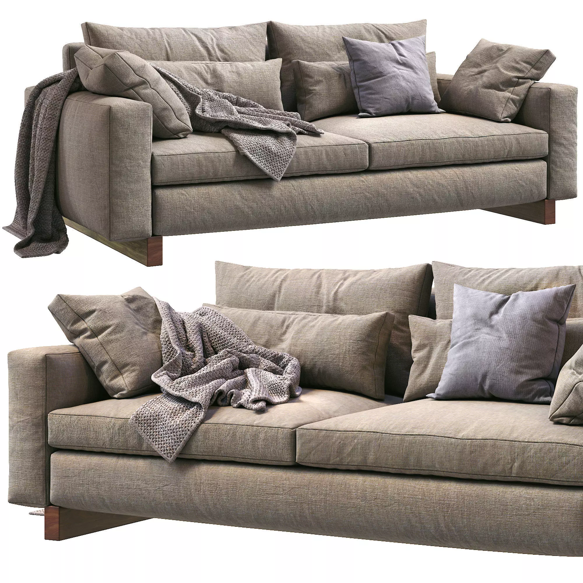 Westelm Sofa Harmony 3D model_0