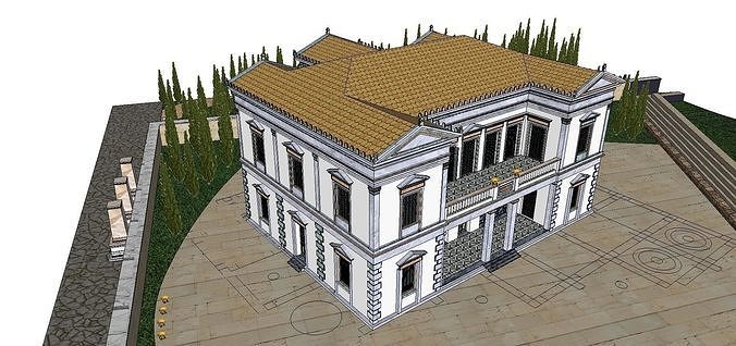 High-end-noble-villa area-019 3D model