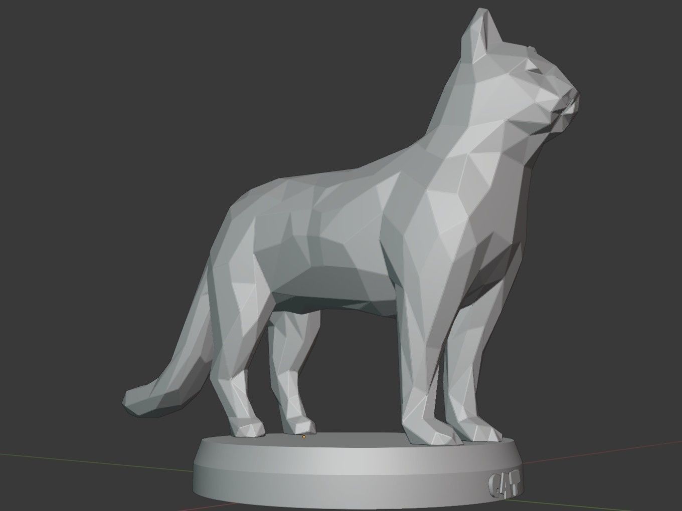 Poly Catty 3D print model_10