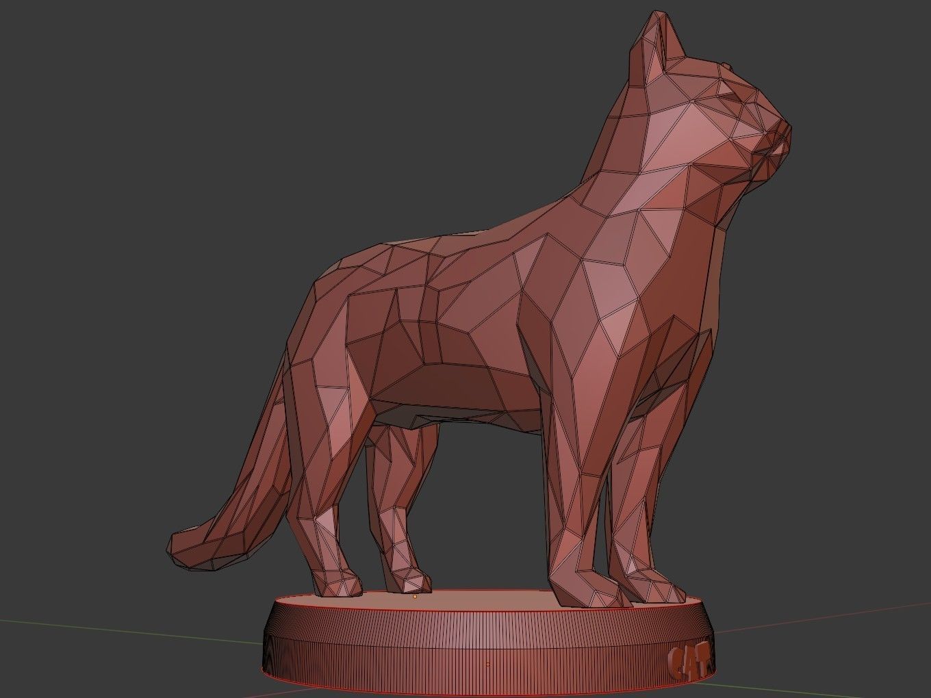 Poly Catty 3D print model_12