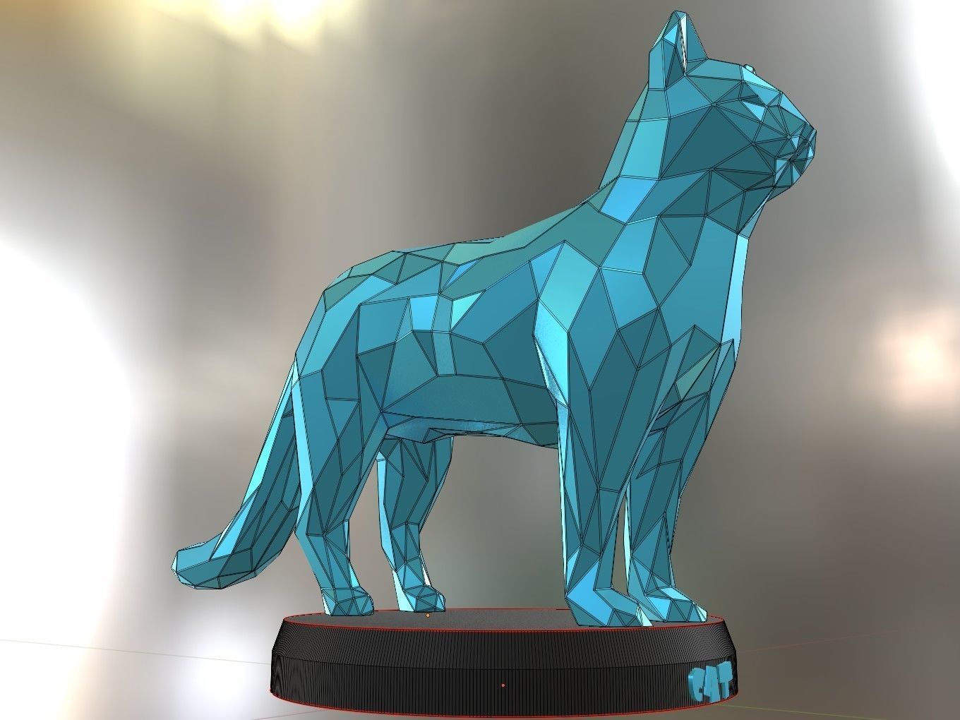 Poly Catty 3D print model_8