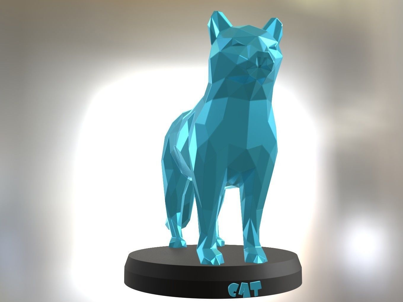 Poly Catty 3D print model_1