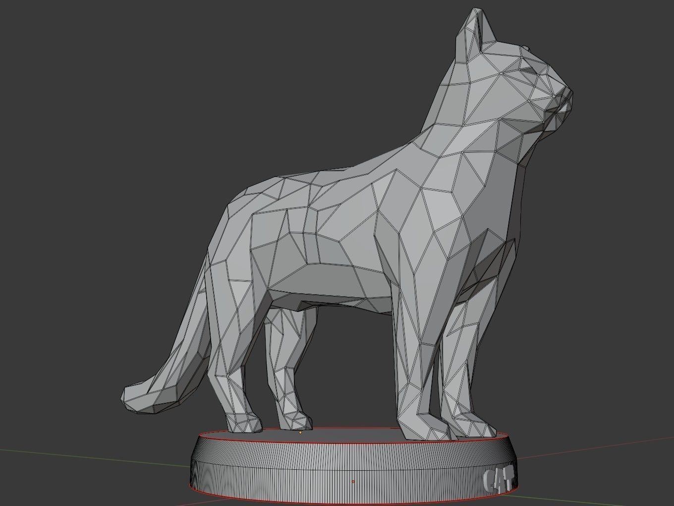 Poly Catty 3D print model_9