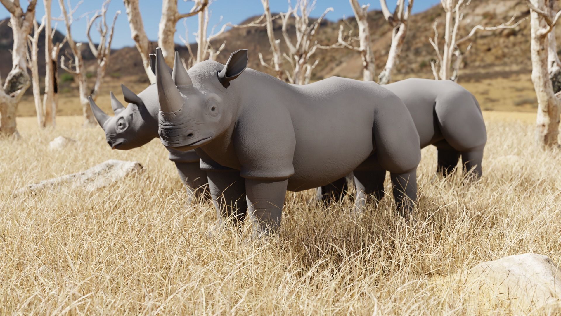 African Animals  3D Model Collection_22