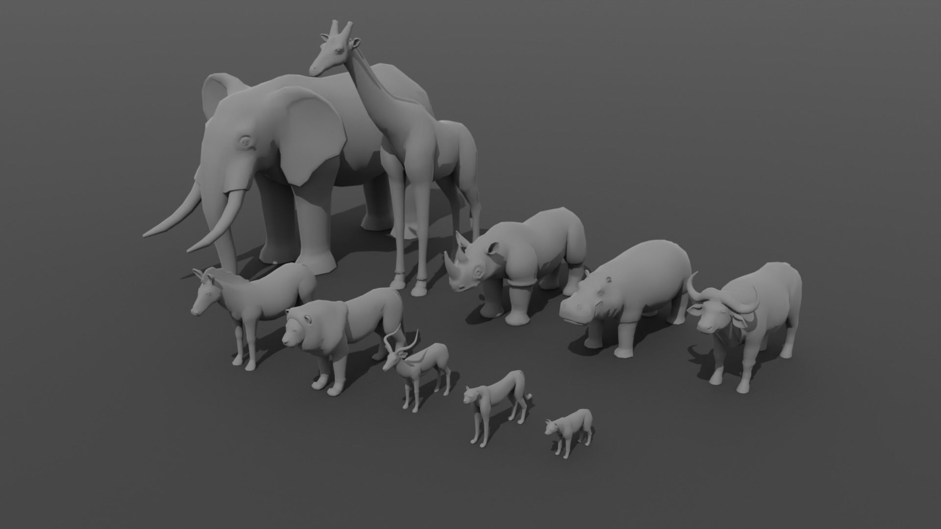 African Animals  3D Model Collection_15