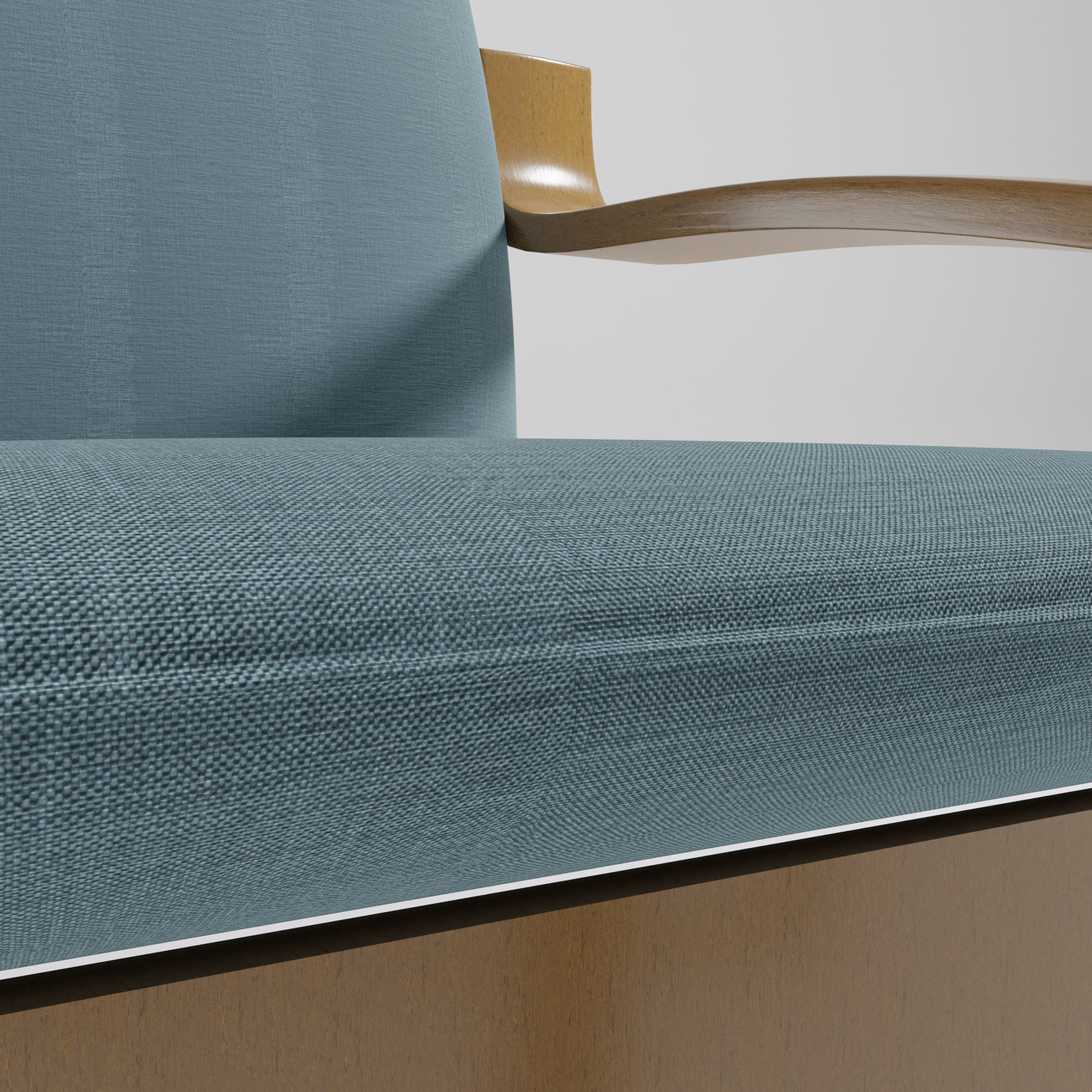 small lounge Low-poly 3D model_6