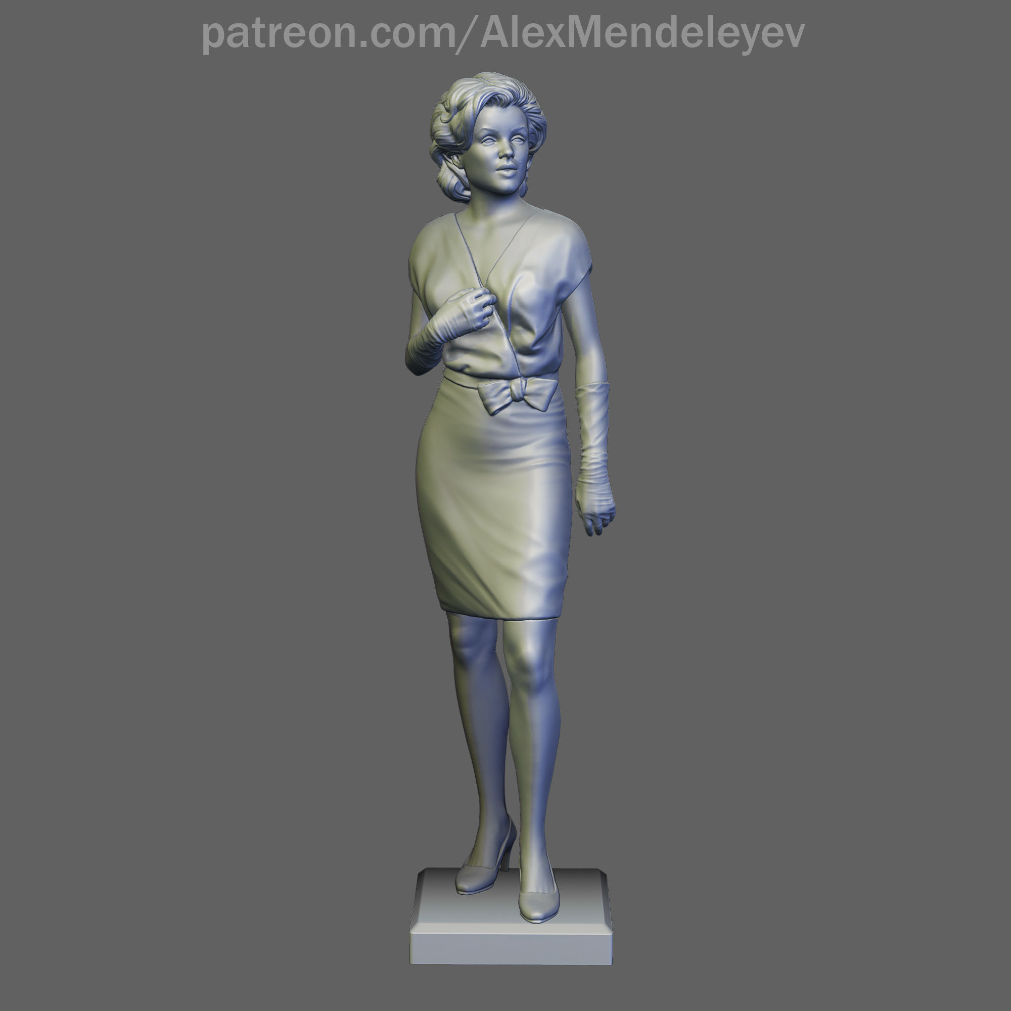 Marilyn Monroe 3D print model_2