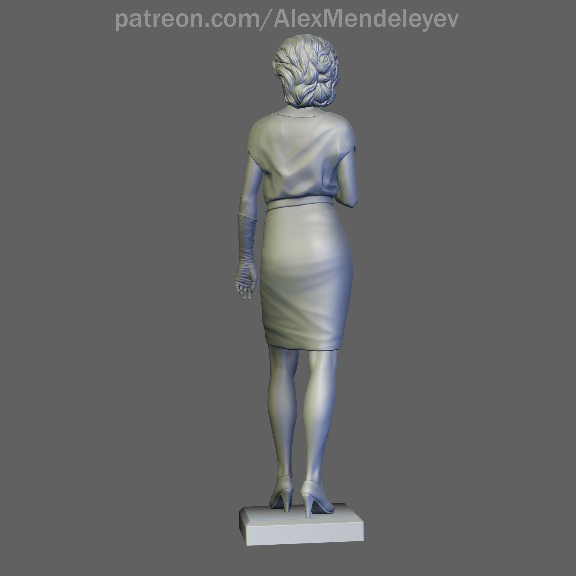 Marilyn Monroe 3D print model_4