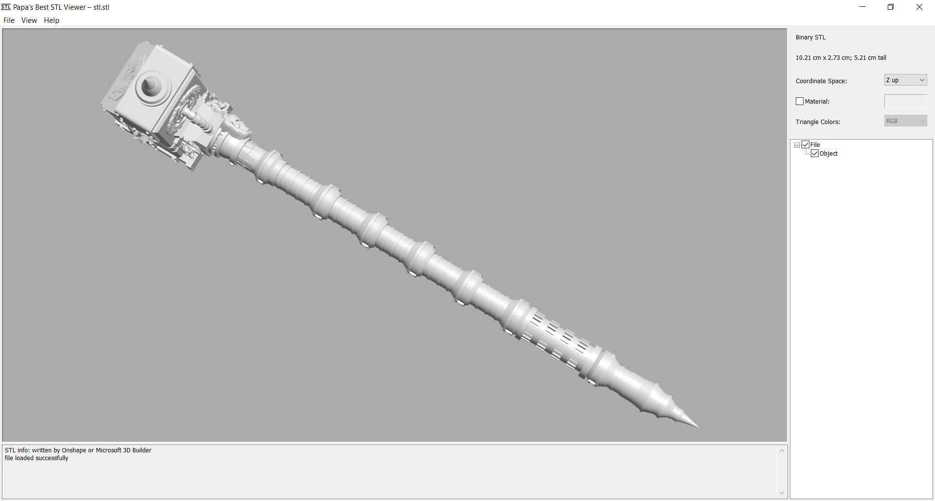 Weapon - hammer 3D print model_1