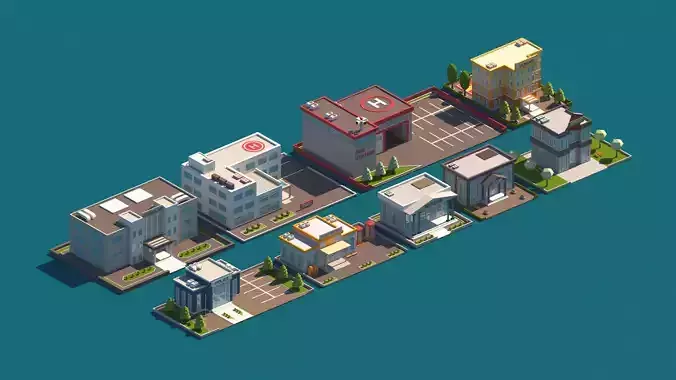 Cartoon City Pack Administrative Building