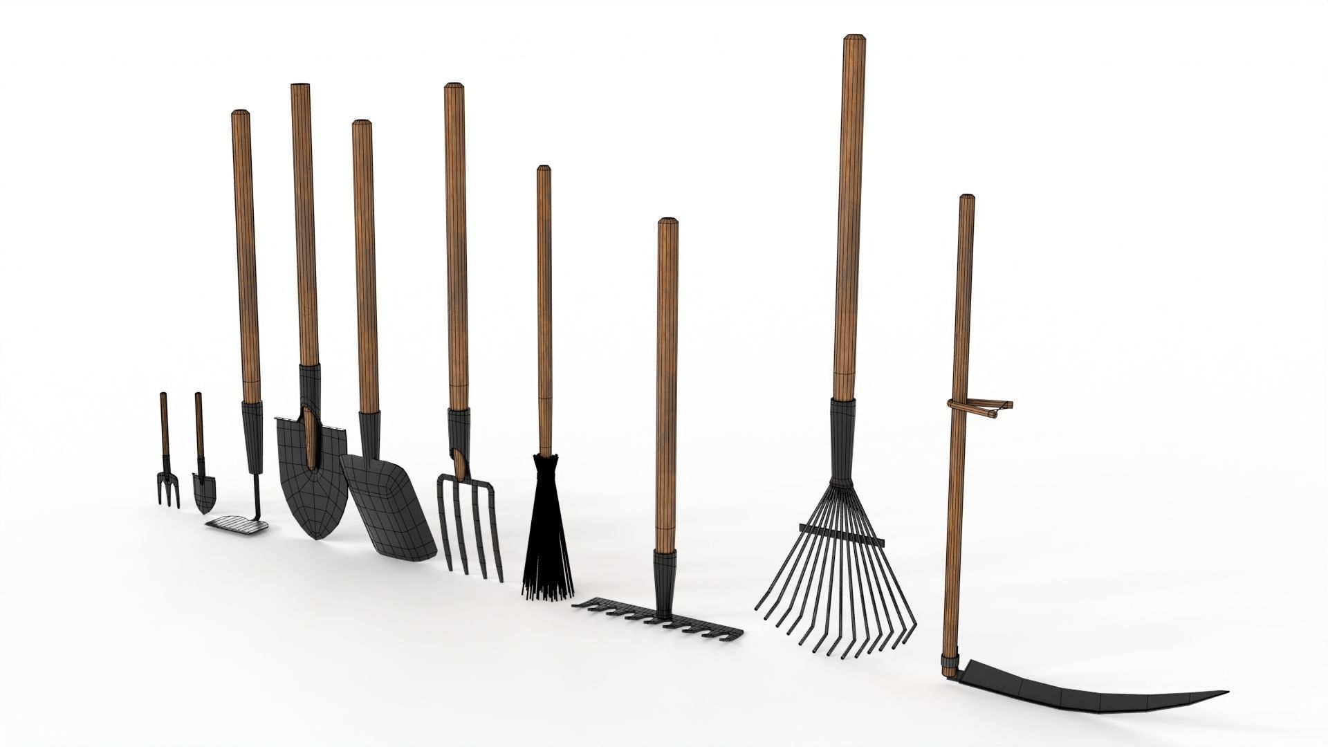 Manual Cleaning Inventory Low-poly 3D model_13