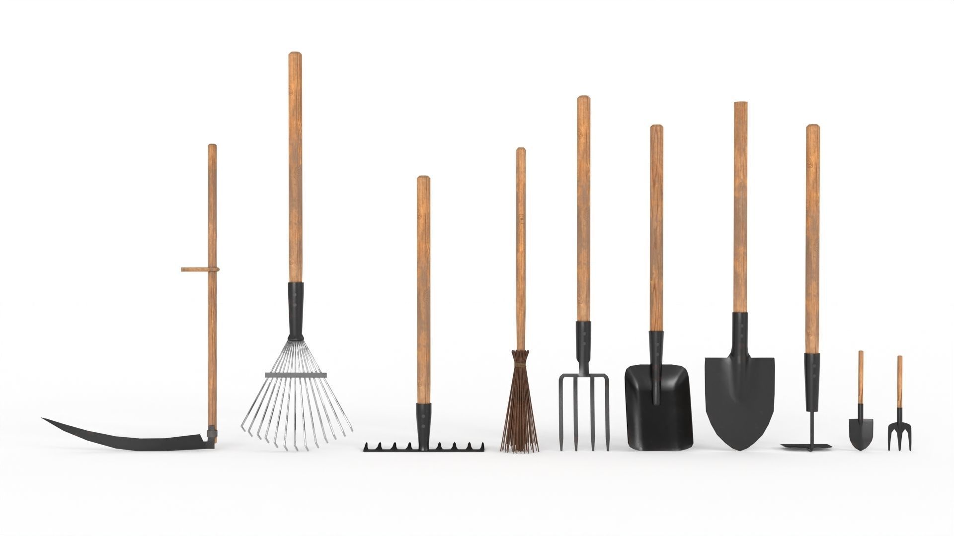 Manual Cleaning Inventory Low-poly 3D model_9