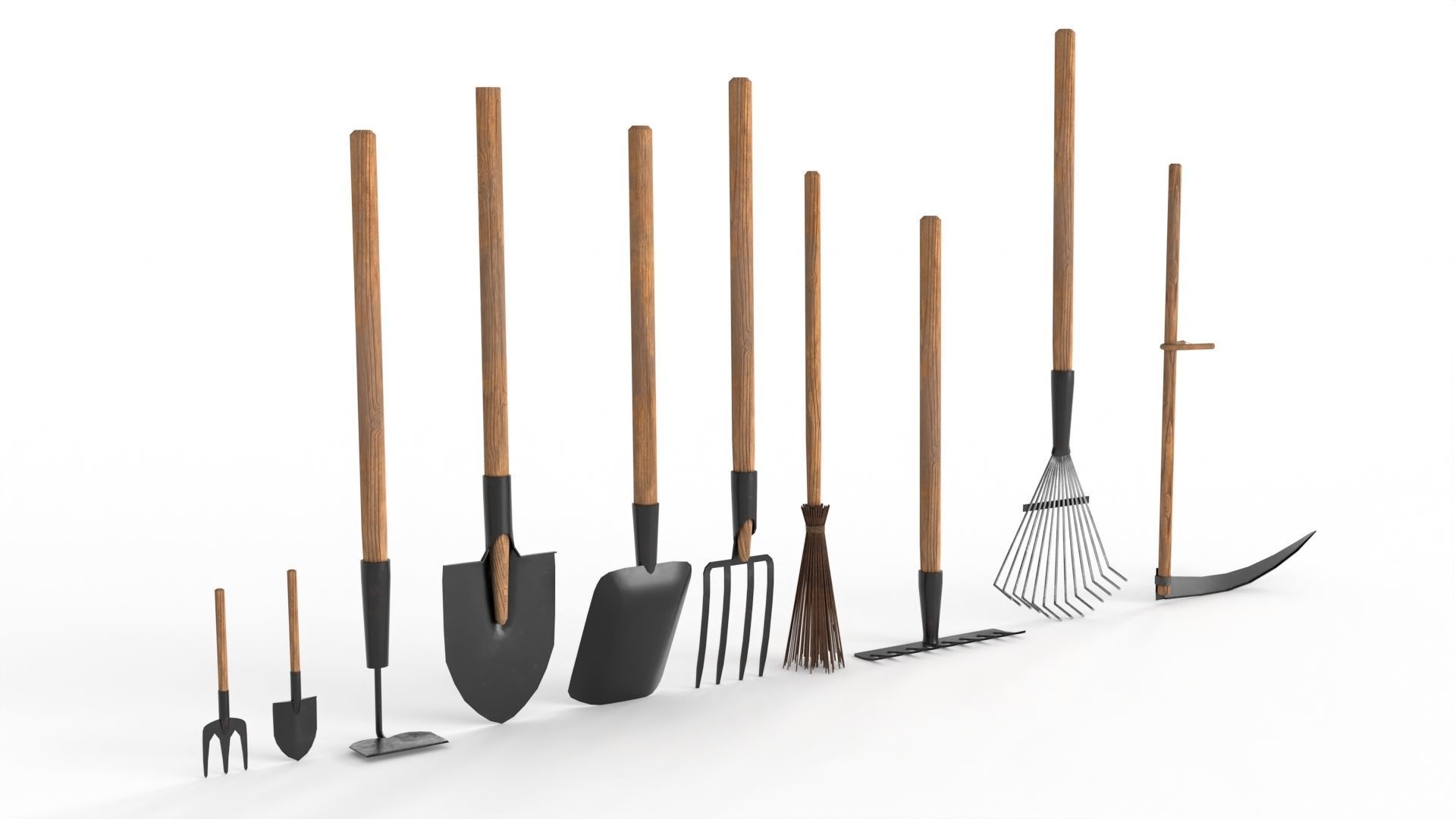 Manual Cleaning Inventory Low-poly 3D model_2