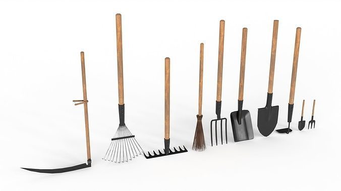 Manual Cleaning Inventory Low-poly 3D model
