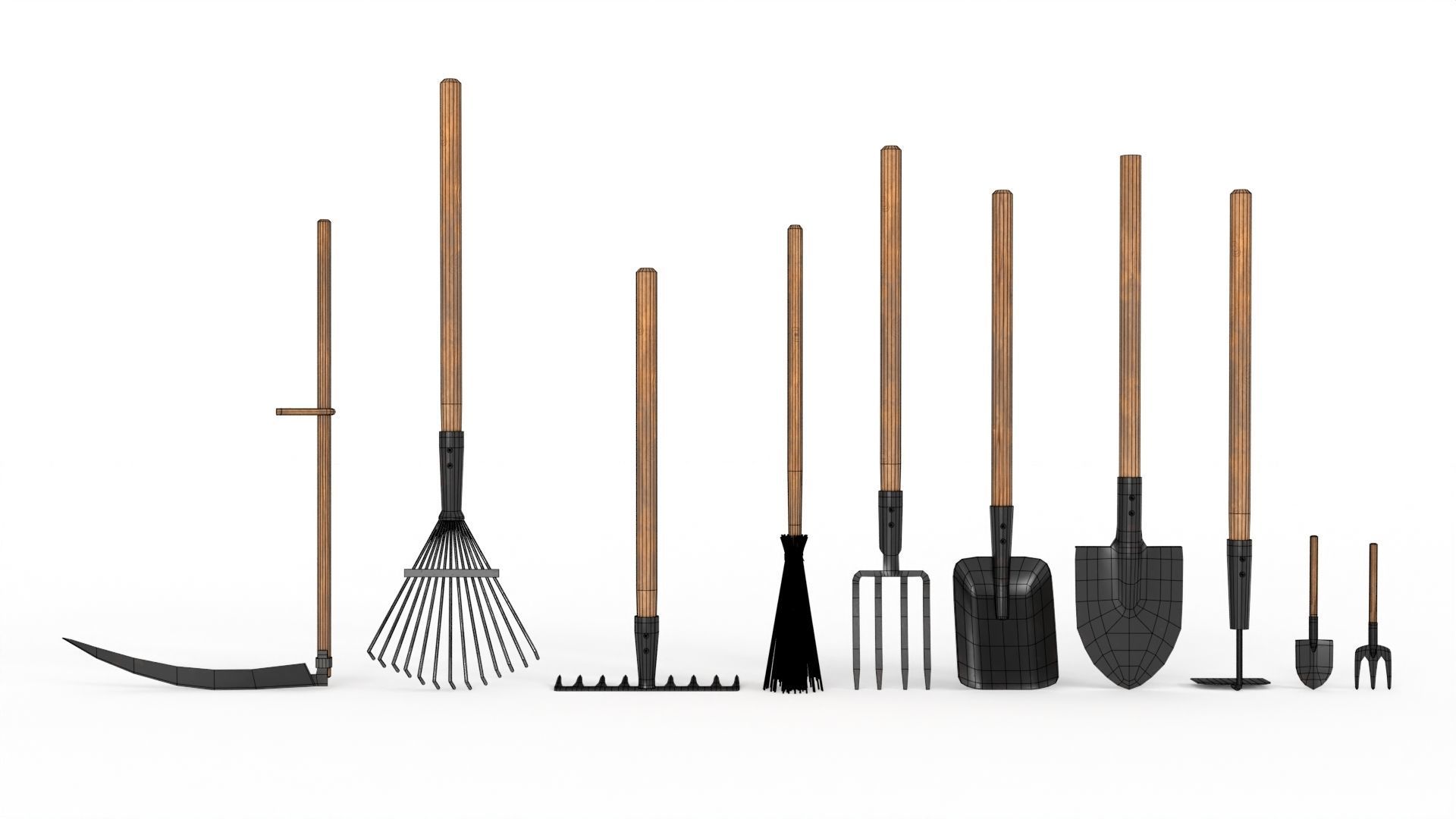 Manual Cleaning Inventory Low-poly 3D model_19