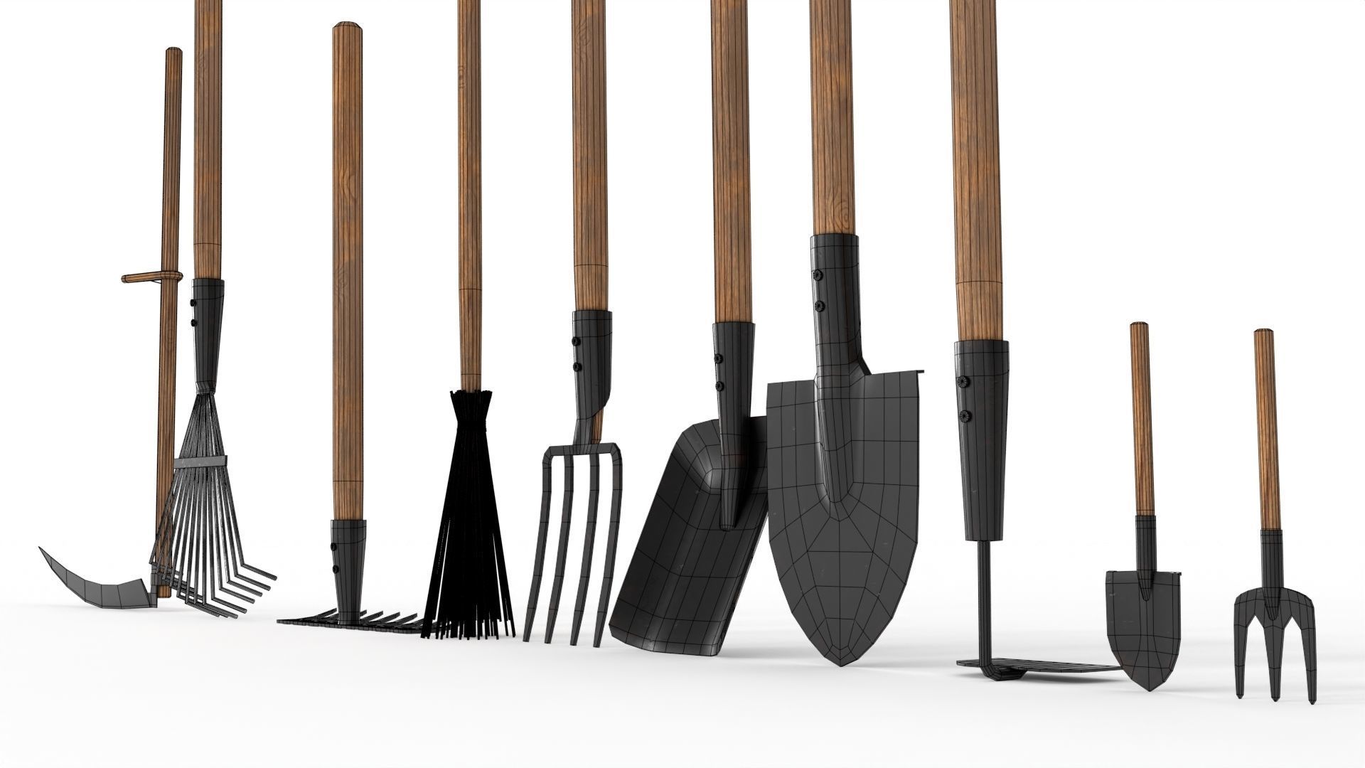Manual Cleaning Inventory Low-poly 3D model_17