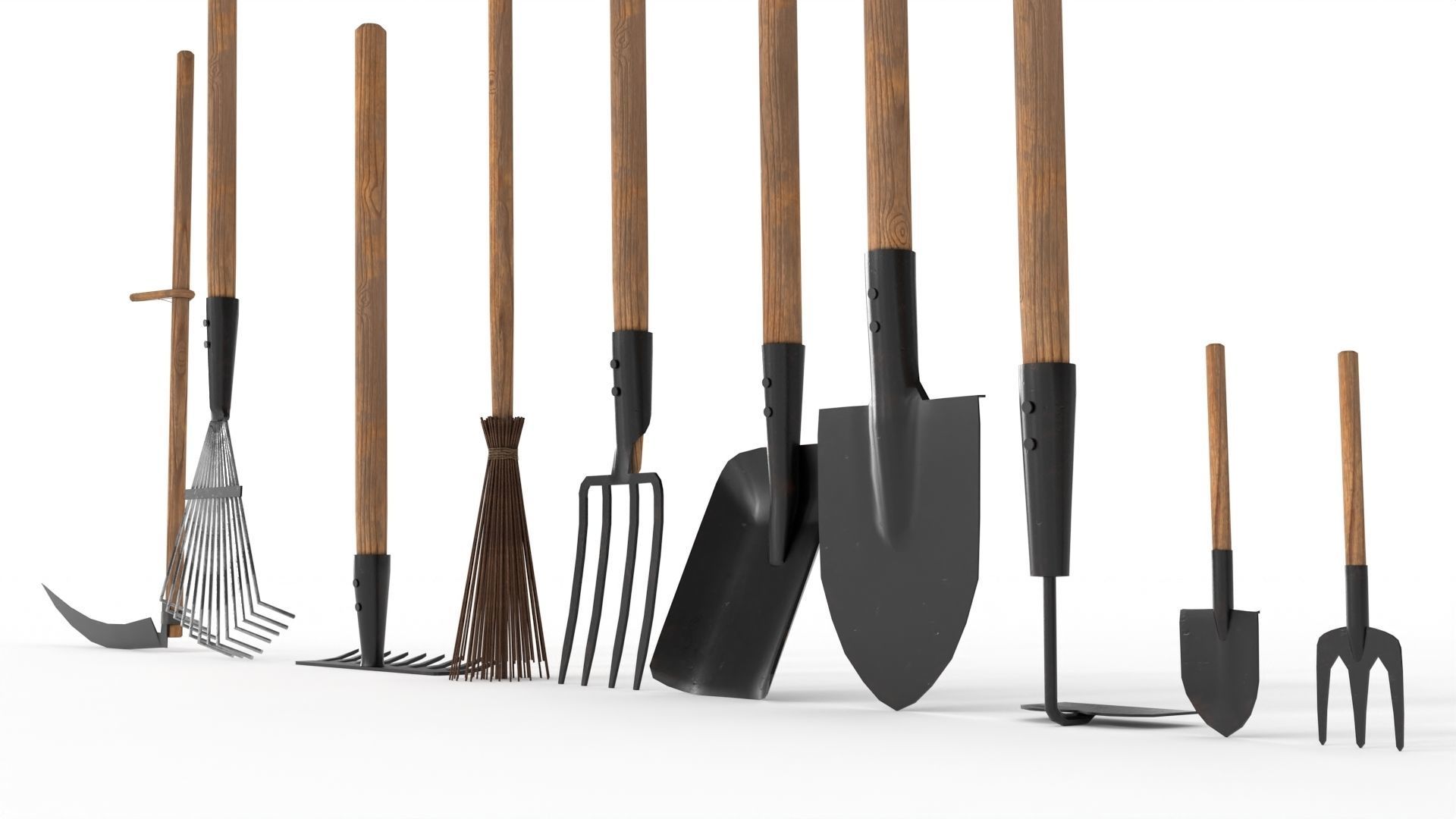 Manual Cleaning Inventory Low-poly 3D model_7