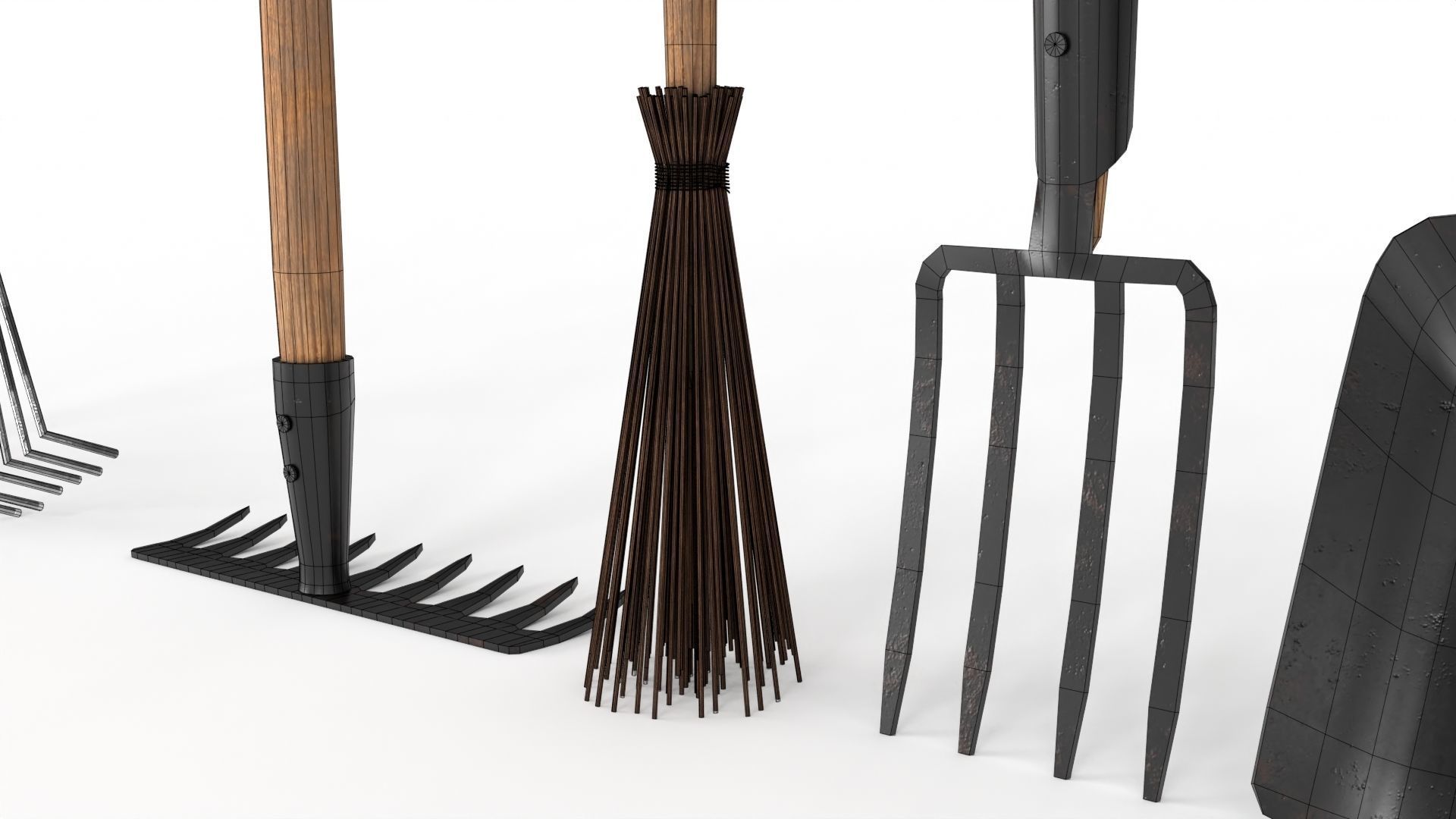 Manual Cleaning Inventory Low-poly 3D model_15