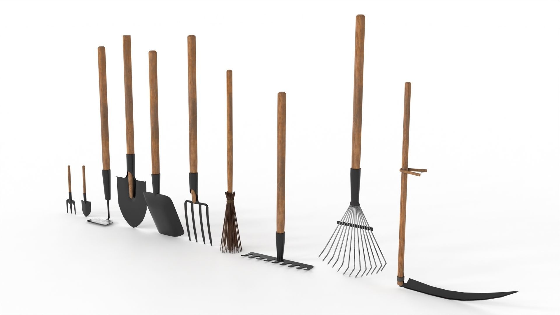 Manual Cleaning Inventory Low-poly 3D model_3