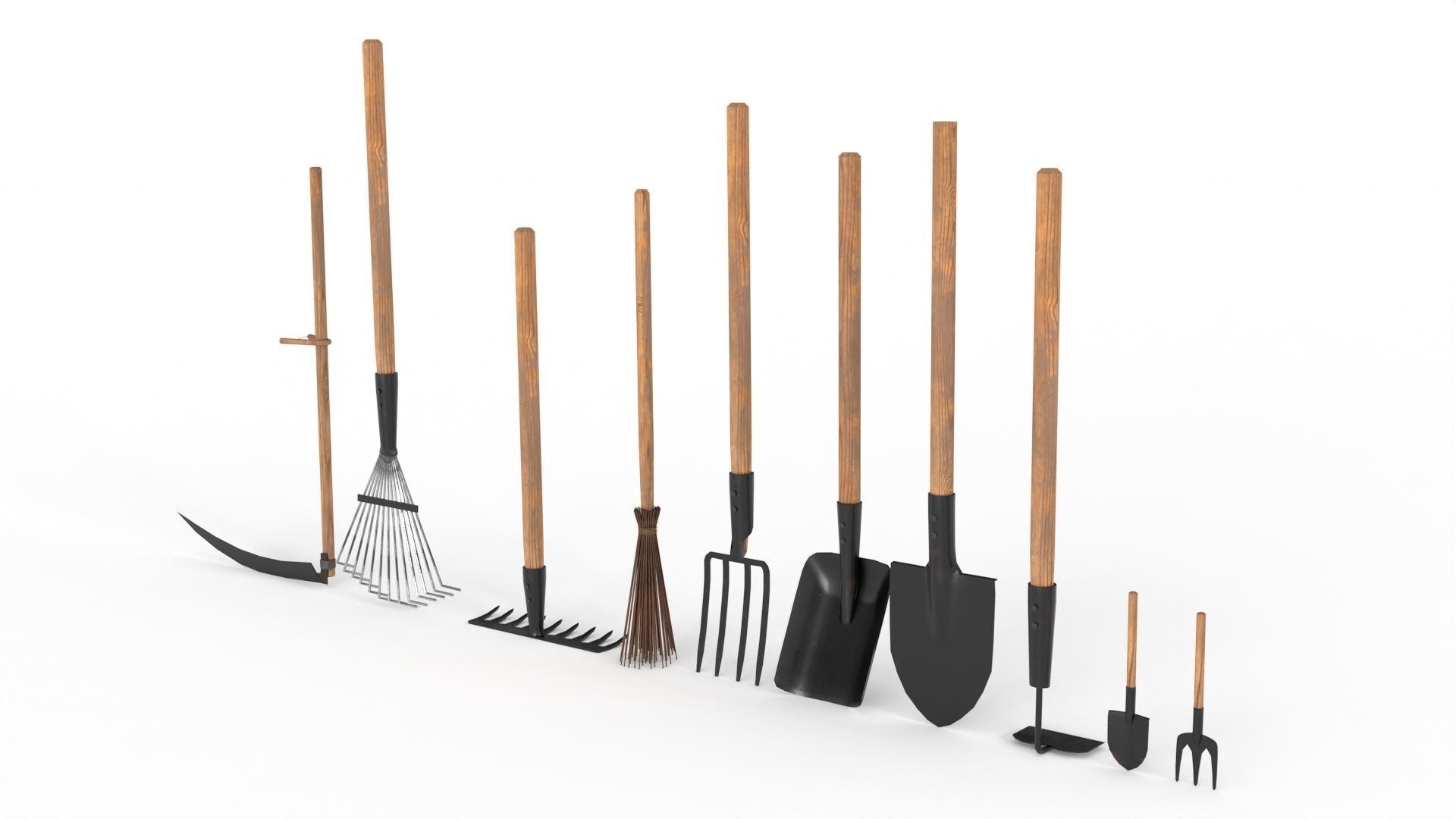 Manual Cleaning Inventory Low-poly 3D model_1