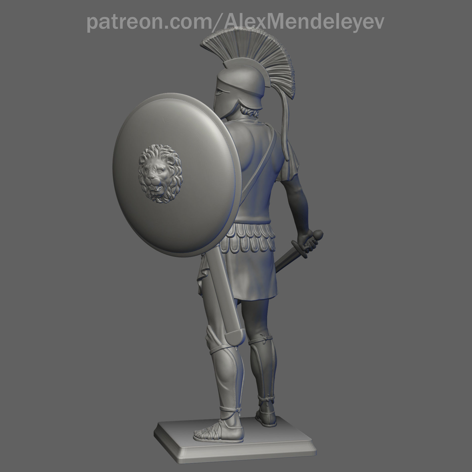 Greek Hoplite 3D print model_4