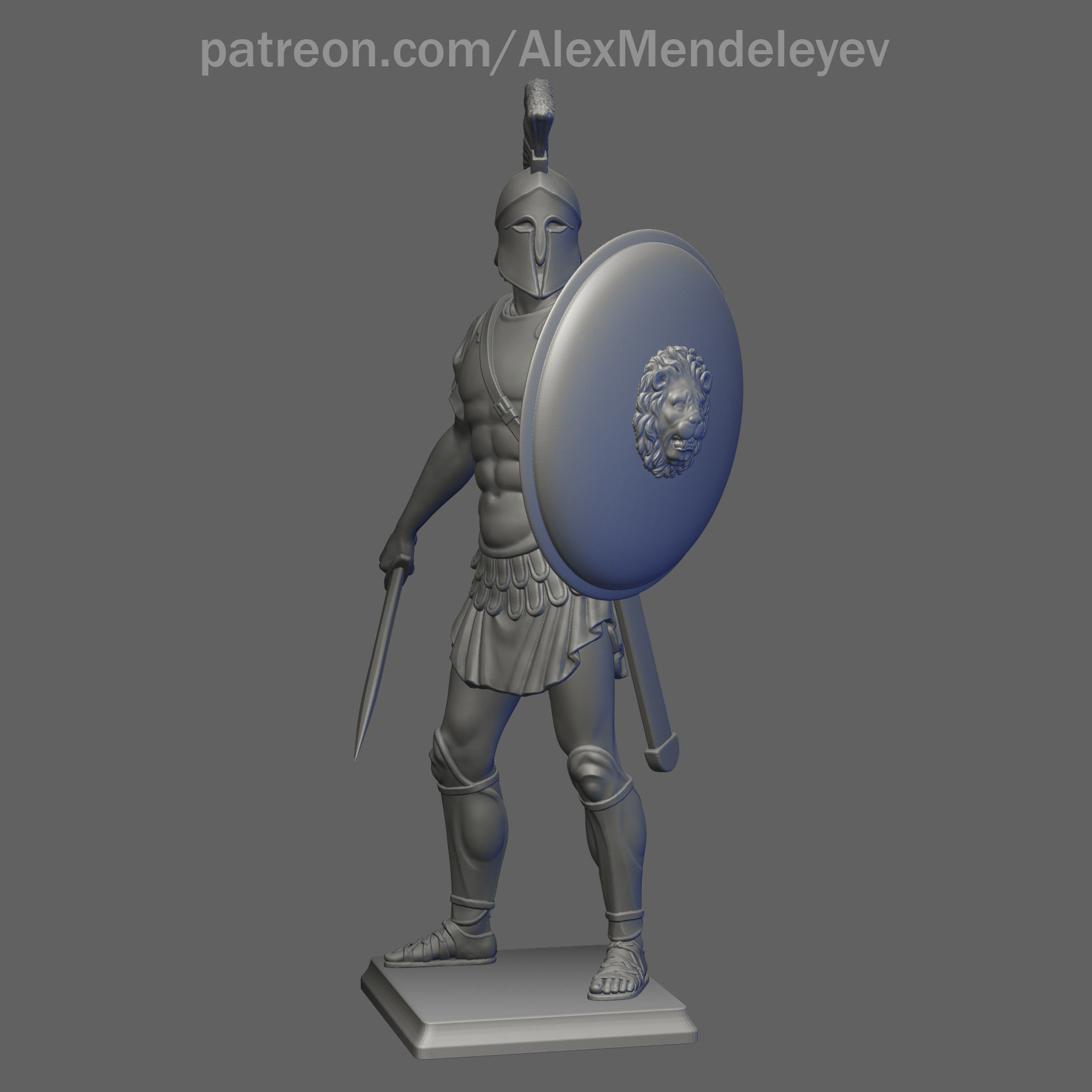 Greek Hoplite 3D print model_2