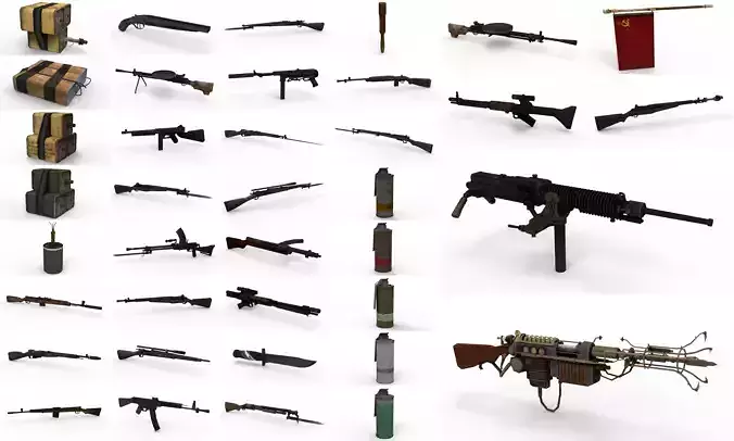 Lowpoly Pack - Weapons